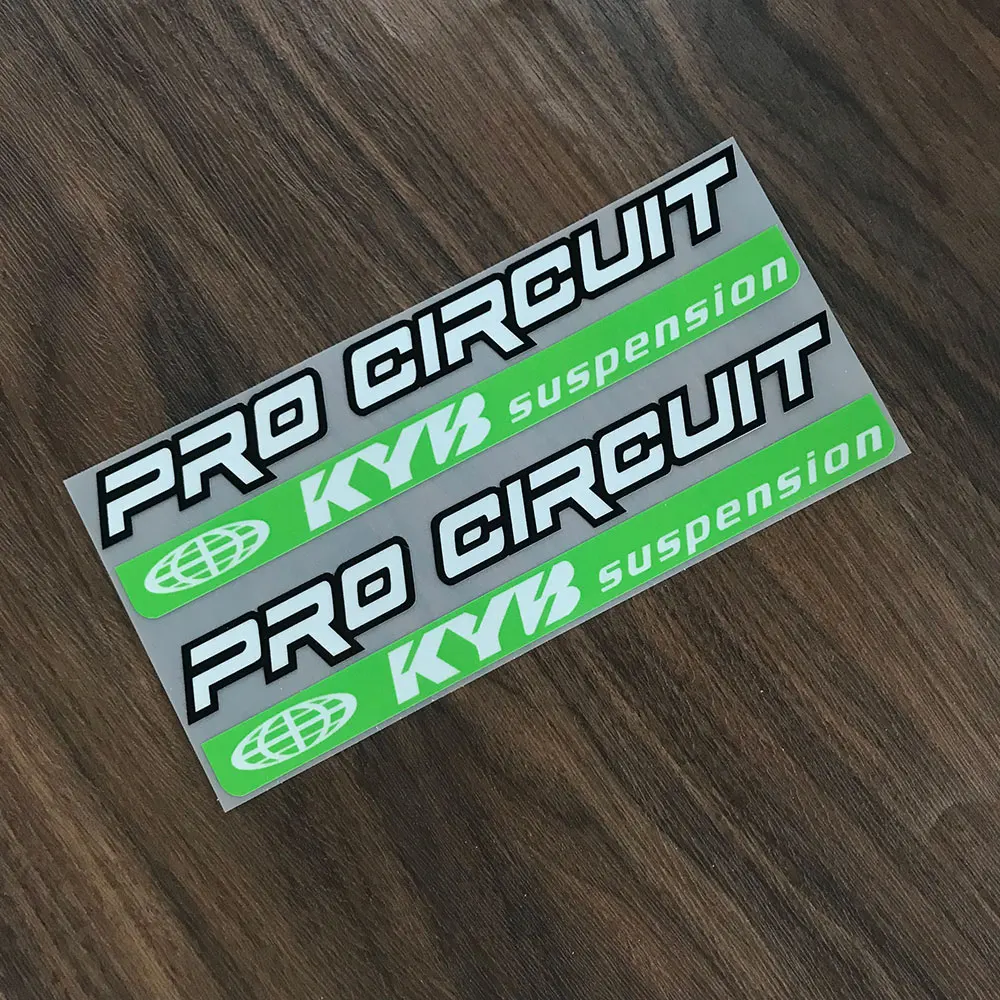Reflective KYB Racing Suspension Shock Motorcycle Decal Sticker For Kawasaki Z900 MT07 Tmax Suzuki Benelli KTM Honda motorcycle stickers