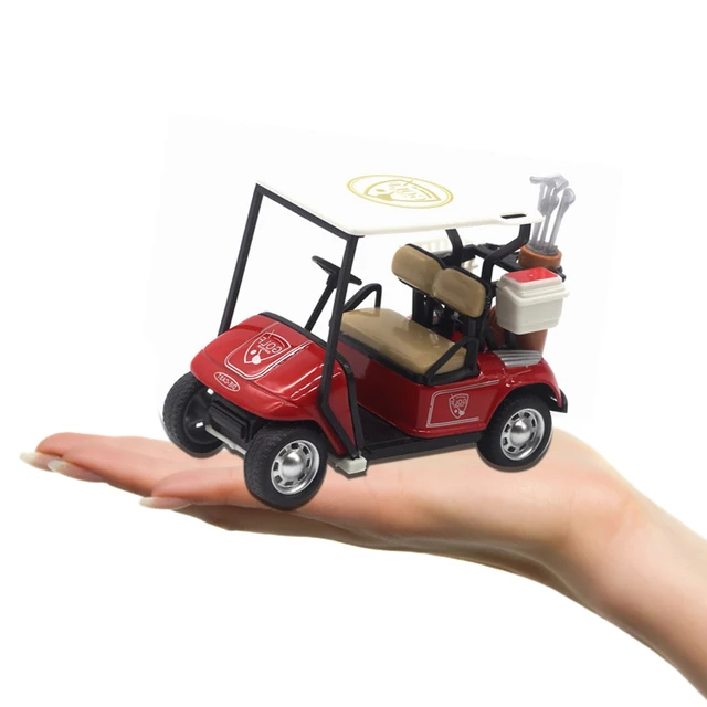 Mini Golf modeli Mini Golf arabası Diecast Metal oyuncak çocuklar için araç  oyuncak seti oyna Dollhouse Topper koleksiyonu dekorasyon hediyeler -  AliExpress