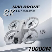 New M88 Drone HD 8K Dual Camera Professional Aerial Photography Optical Flow Hovering Gesture Shooting Folding Quadcopter 2026