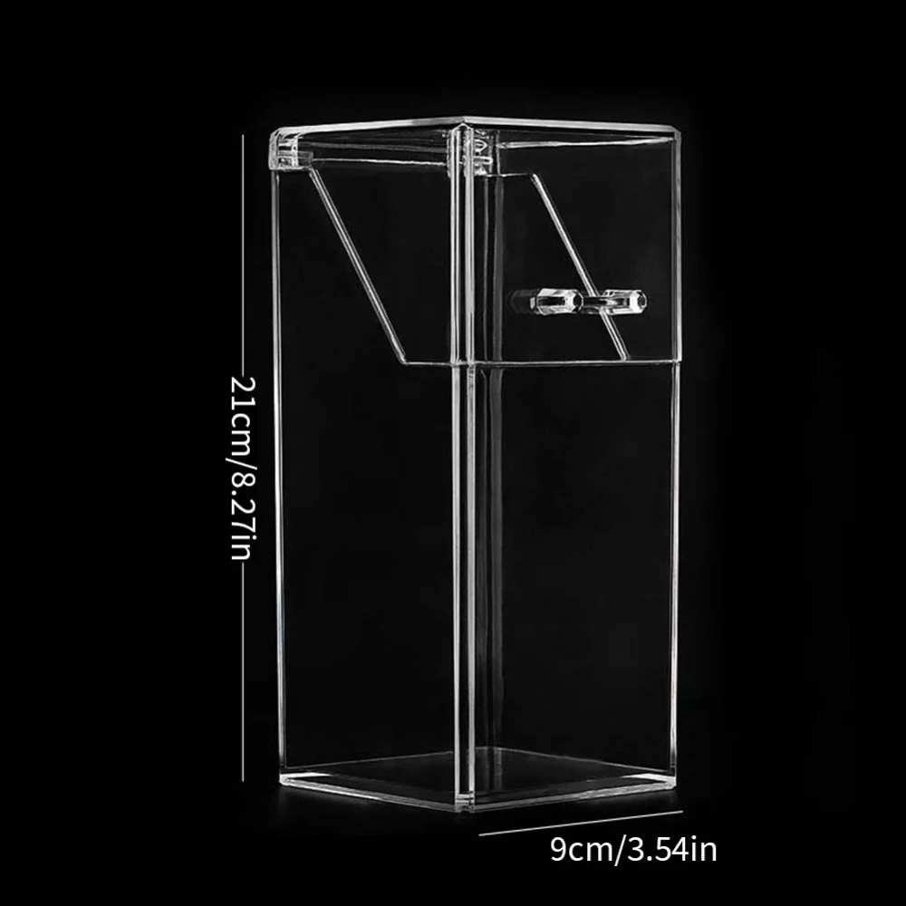 Transparent Acrylic Makeup Brush Holder Makeup Organizer Cosmetic Holder Pencil Lipstick Desk Container Table Makeup Storage Box 5