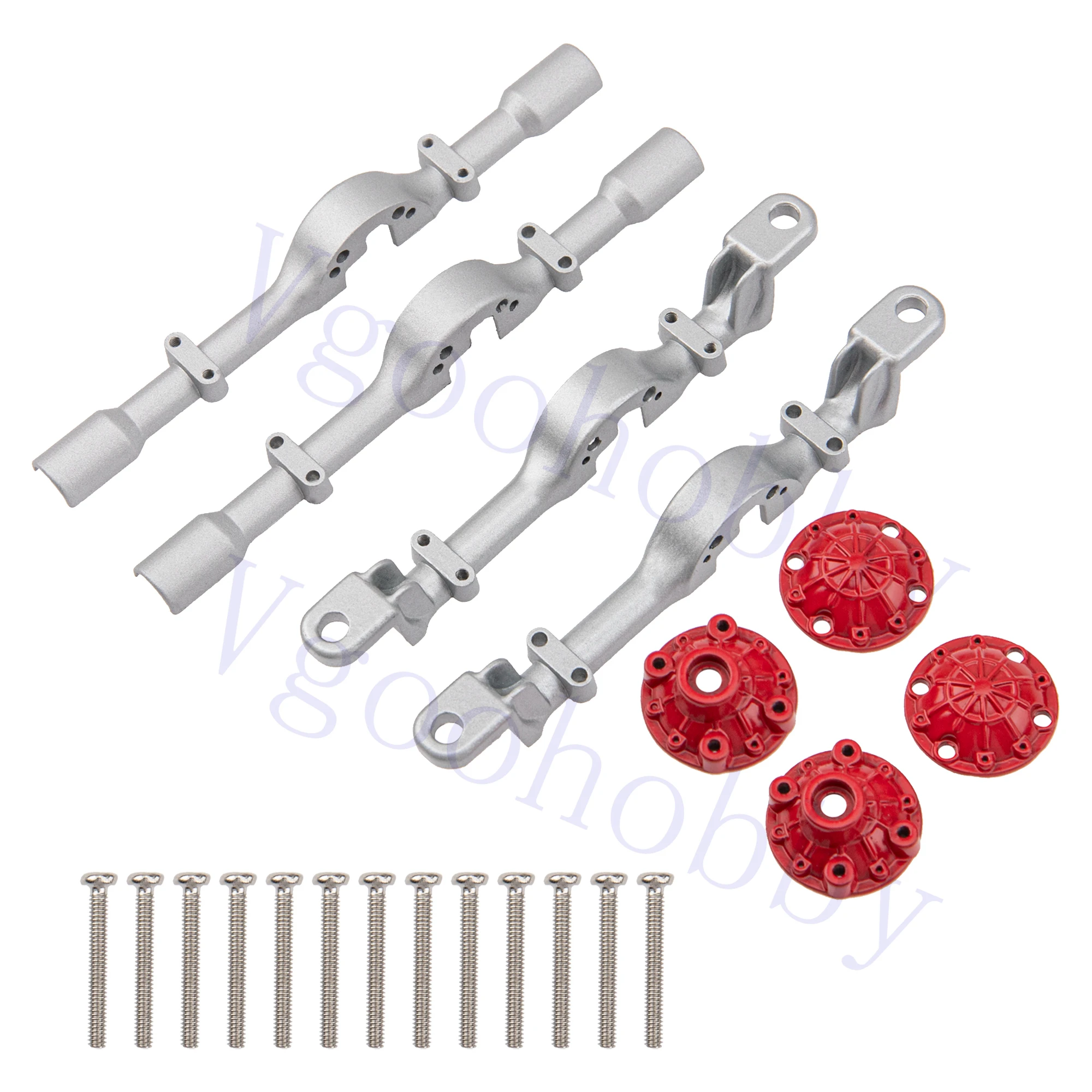 

Metal Front & Rear Axle Housing Bridge Case for WPL B14 B14K B16 B16K B24 B24K B36 B36K C14 C14K C24 C24K 1/16 RC Car