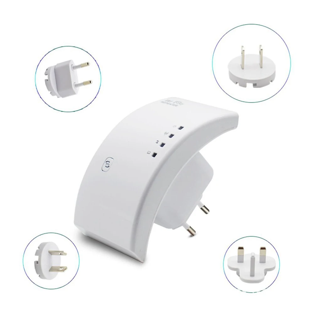 Wireless Wifi Extender Router Amplificador de Sinal Booster Repiter de Longo Alcance Access Point 300mbps - Imagem 5