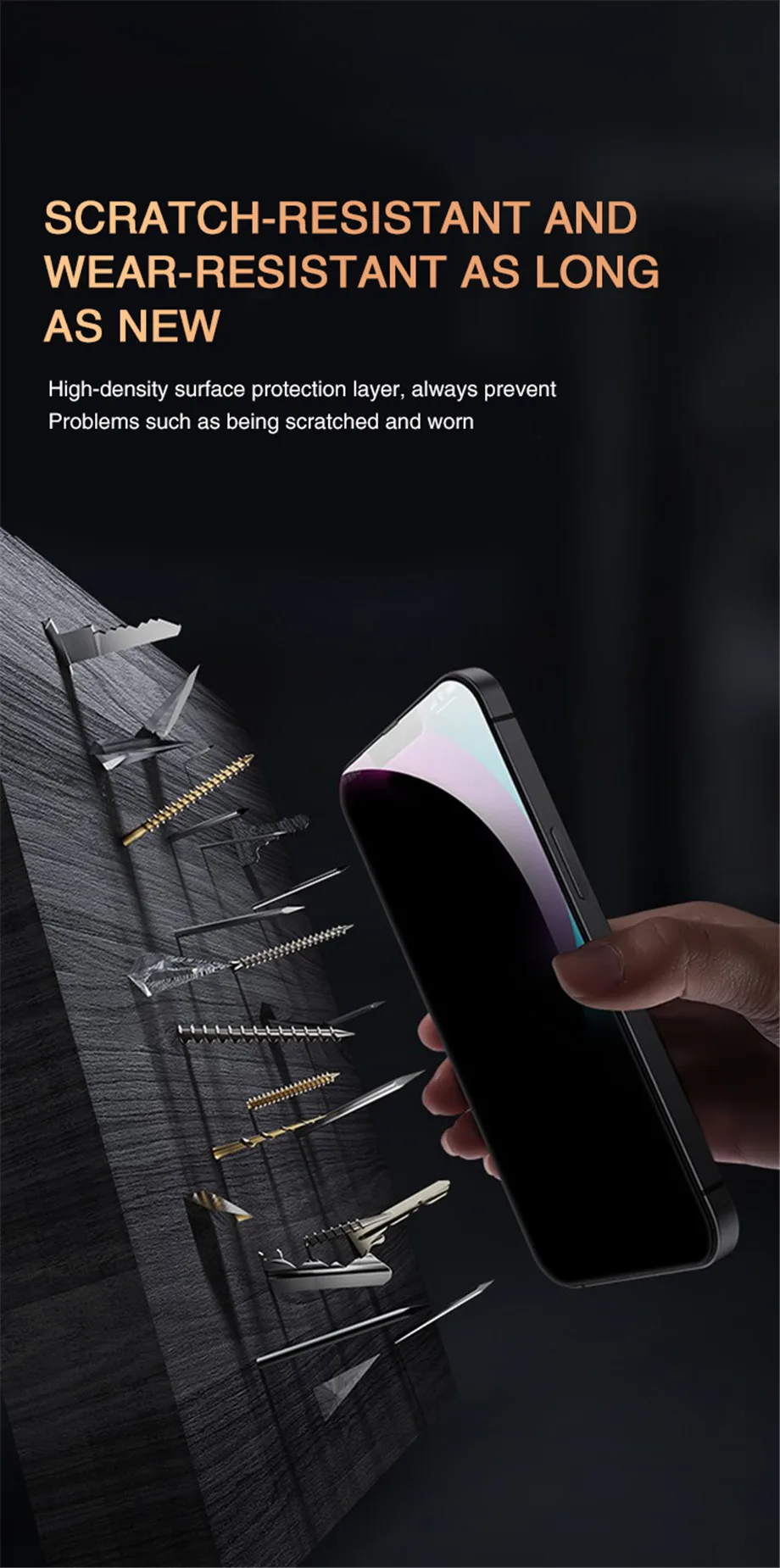 4PCS Anti-Spy Glass For iPhone 14 PRO MAX Privacy Screen Protectors For iPhone 13 12 11 Pro XS Max XR 7 8 Plus SE Tempered Glass