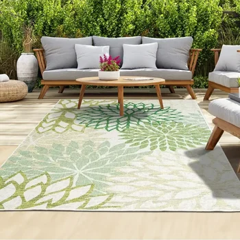 Floral Rug for Indoors & Outdoors 1