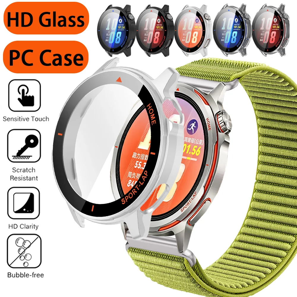 Premium HD Tempered Glass Protective PC Case