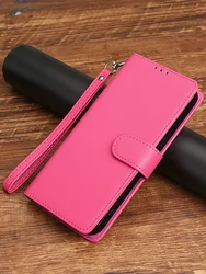 Luxueuze Flip Leren Strap Case met Magnetische Sluiting – Elegante en Duurzame Bescherming