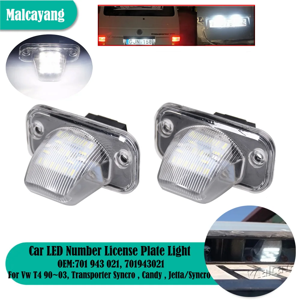 Car Styling Led Luce Targa Luce Bianca Per Vw T4 90 ~ 03, Transporter Syncro 1993 ~ 2004, Candy 04 ~, Jetta/Syncro 05