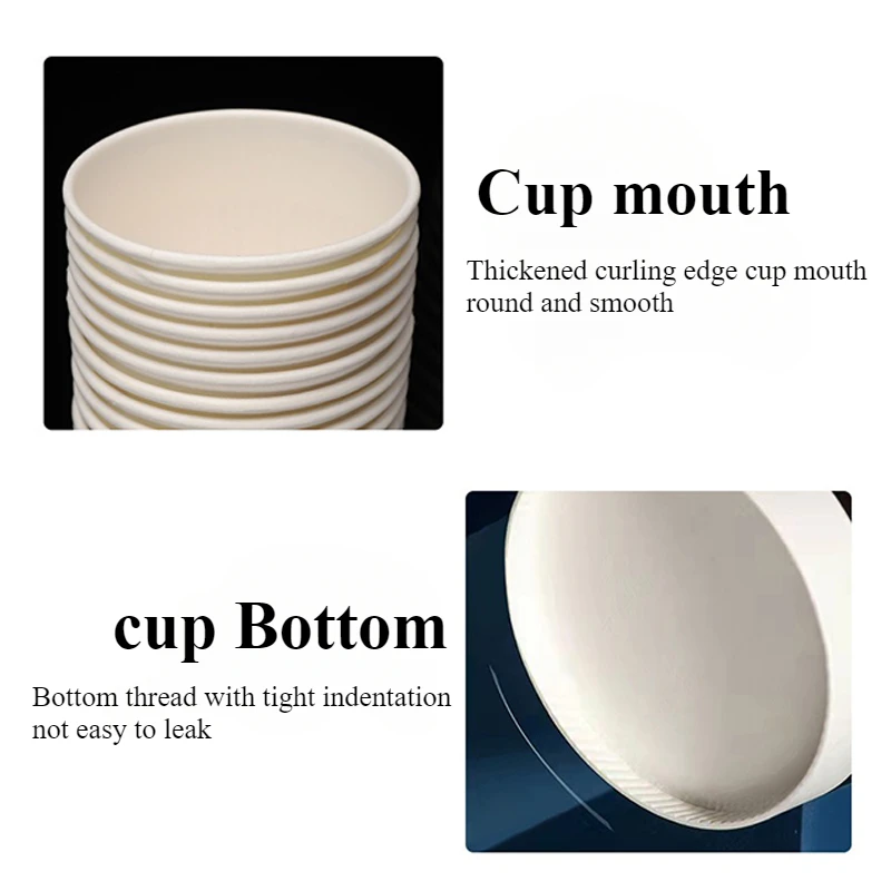 50PCS Disposable Small Paper Cups Coffee Candy Disposable Mini Paper Cups Supermarket Tasting Event Hotel Coffee Beverage Candy