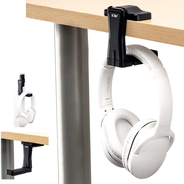 Universal PC Gaming Headphone Hook Holder Hanger Mount Headset Stand  Adjustable Swivel Arm Clamp Earphones Under Desk Bracket - AliExpress