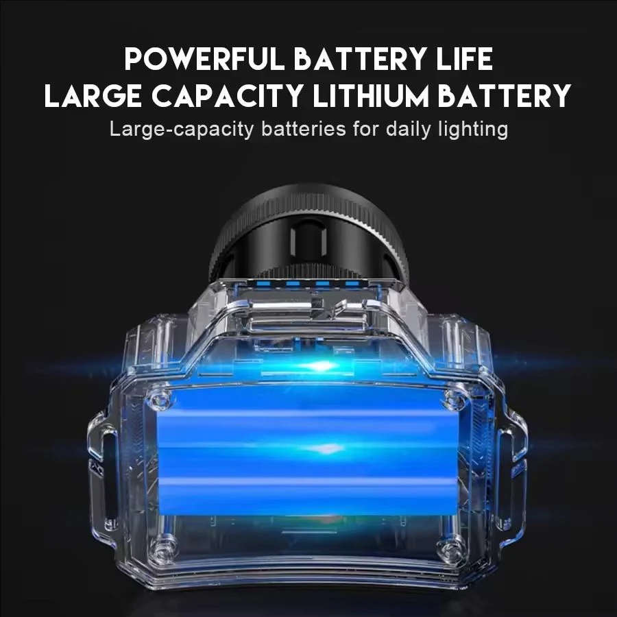 High Power Head Flashlight Rechargeable 5 LED Headlamp For Fishing Camping Headl