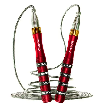 Self-Locking Bearing Skipping Rope, Suitable for Human Aerobics, Aluminum Alloy Handle, Adjustable Rope Length, Student Racing C Sports & Outdoors Toys & Games cb5feb1b7314637725a2e7: T20-BLACK|T20-BLUE|T20-RED|T20-SILVERY 
