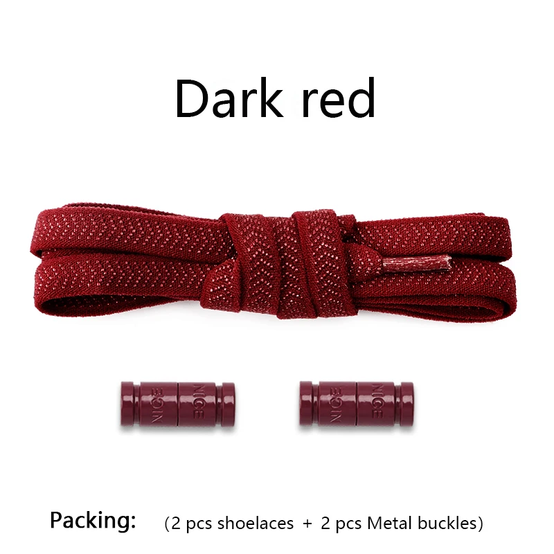 Vibrant No-Tie Elastic Shoelaces for Effortless Footwear