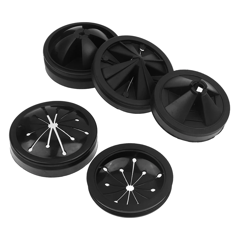 Coperchio Dell'Anello Del Tappo Della Spazzatura Di Protezione Per Il Deflettore Del Lavandino Del Collare Silenzioso In Gomma Insinkerator Riduce Gli