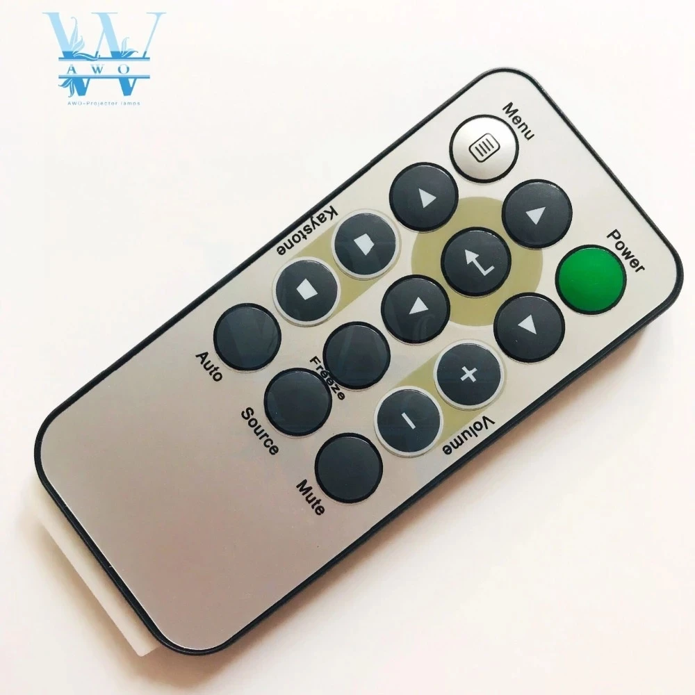Telecomando Sostitutivo Per Proiettori Vivitek - Modello 5041823800, Con Batteria CR2025 Inclusa, Pronto All'uso