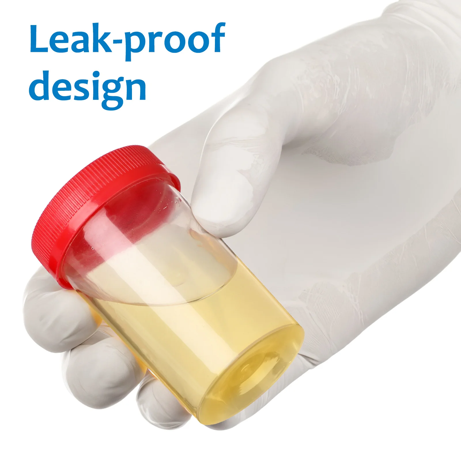 10 Pcs Specimen Containers Sample Bottles Urine Sample Pots Sample Cups with Lids