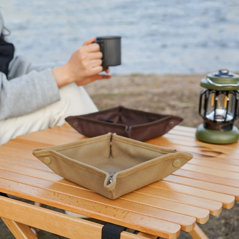 Camping Organizer Tray 1pc Portable Camping Organizer Tray-Compact Home and Travel Storage Box for Clutter-Free Camping