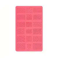 Soft Nail Art Template 3D 1PC Silicone Nail Carving Molds Sculpture Stamping Stencils Manicure Decoration Accessories 2