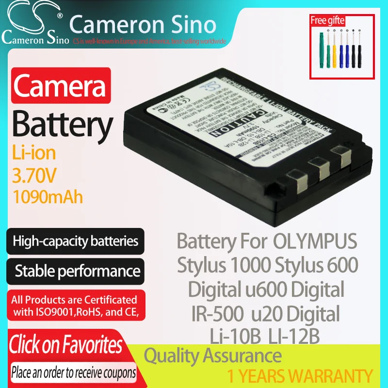 Battery for OLYMPUS 25 DIGITAL u Digital 600 Camedia D-590 Zoom Stylus C-50 NEW 