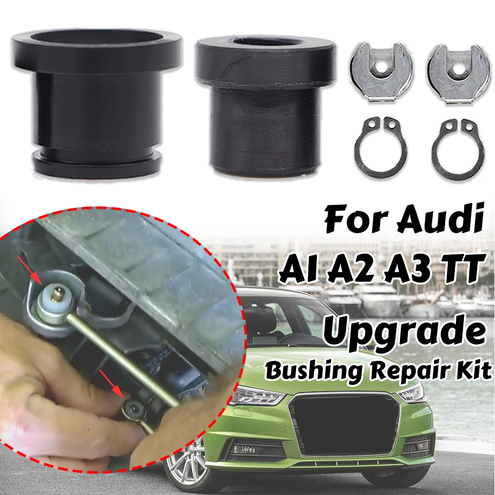 Upgrade 5/6 Speed Manual Shift Cable Bushing Wiring Gear Selector Lever Linkage End Pivot Kit For Audi TT A1 A2 A3 TT VW Passat