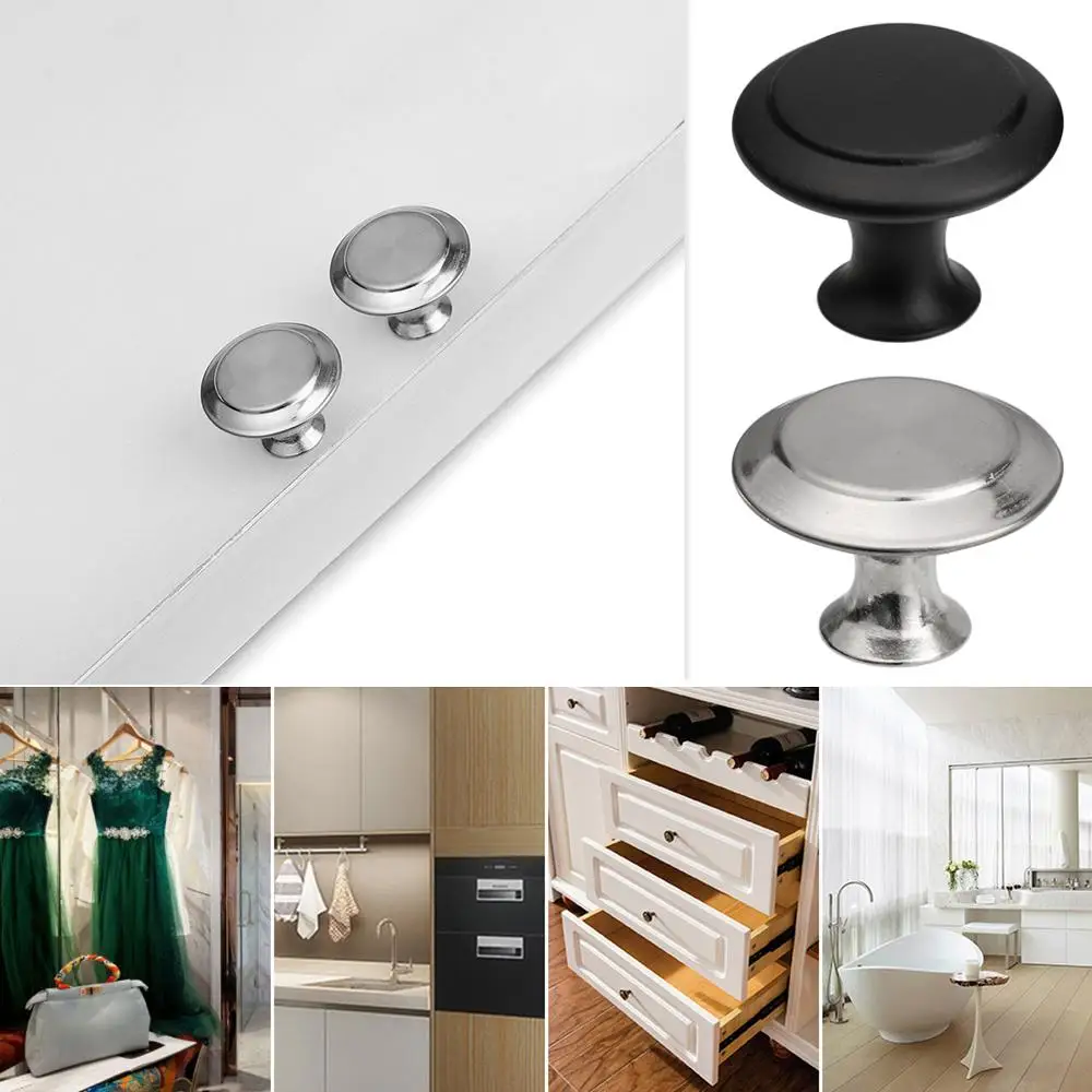 Cabinet Pulls Drawer Knob Door Handle 2Pcs Round Shape Cabinet Dresser Handles Furniture Fitting Hardware