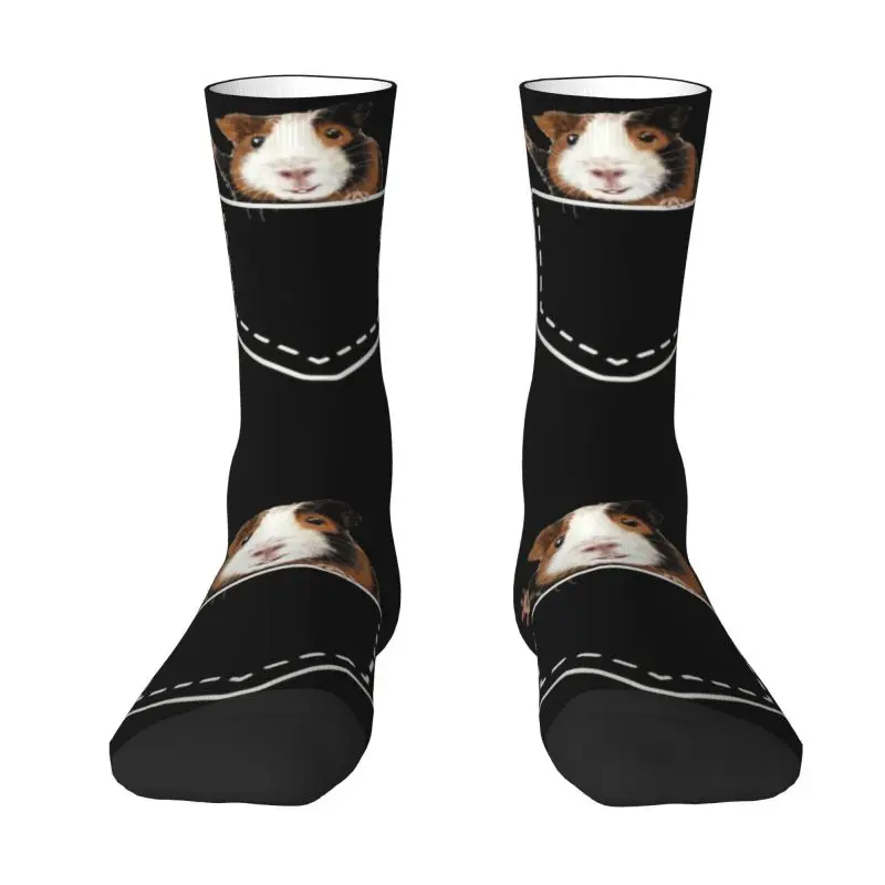 

Guinea Pig In My Pocket Dress Socks Men Women Warm Funny Novelty Cavy Animal Crew Socks