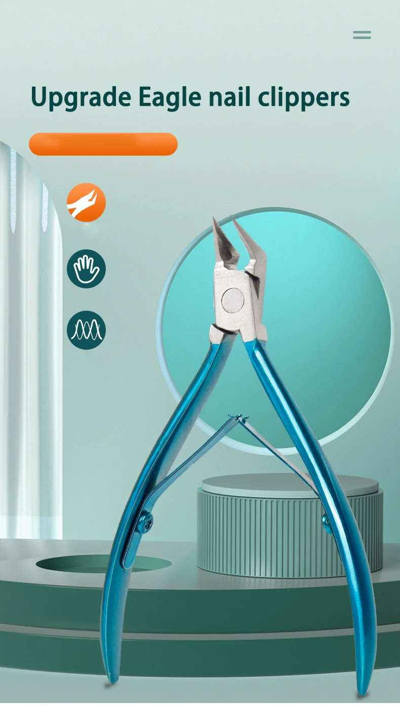 Description Picture 2 of item1Pcs Professional Toenail Clippers For Thick Ingrown Nails Wide Opening Non-Slip Long Handle Toenail Cutter Trimmers