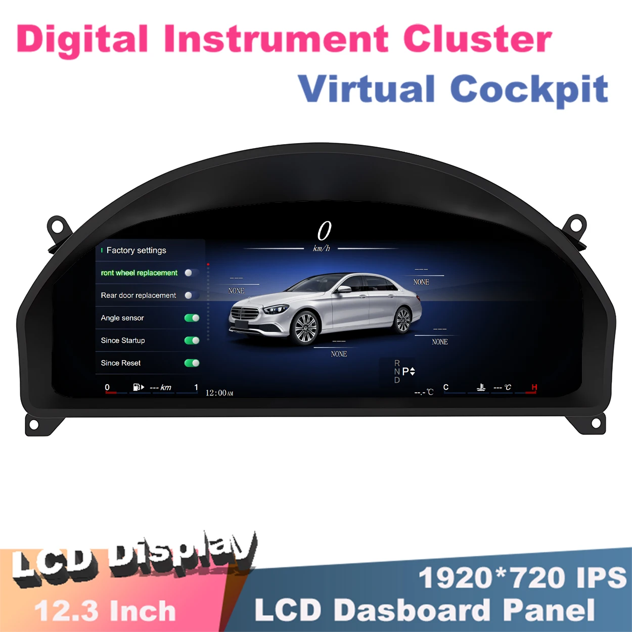 Lcd Display Instrument Cluster Display LCD For Mercedes Benz C-Class W204 NTG4.0 2008-2011 Speedometer Dashboard Tachometer Digital Virtual Instrument Cluster Cockpit