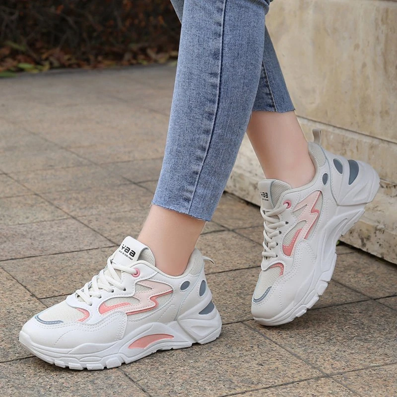 Height Increasing Chunky Sneakers Women Platform Shoes New Fashion Breathable Mesh Sport Women's Sneaker Casual Sneakers 2