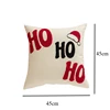 Christmas Embroidery Towel Pillow New Year's Day Home Decoration Living Room Sofa Pillow Office Chair Pillow Chair Cushion 6