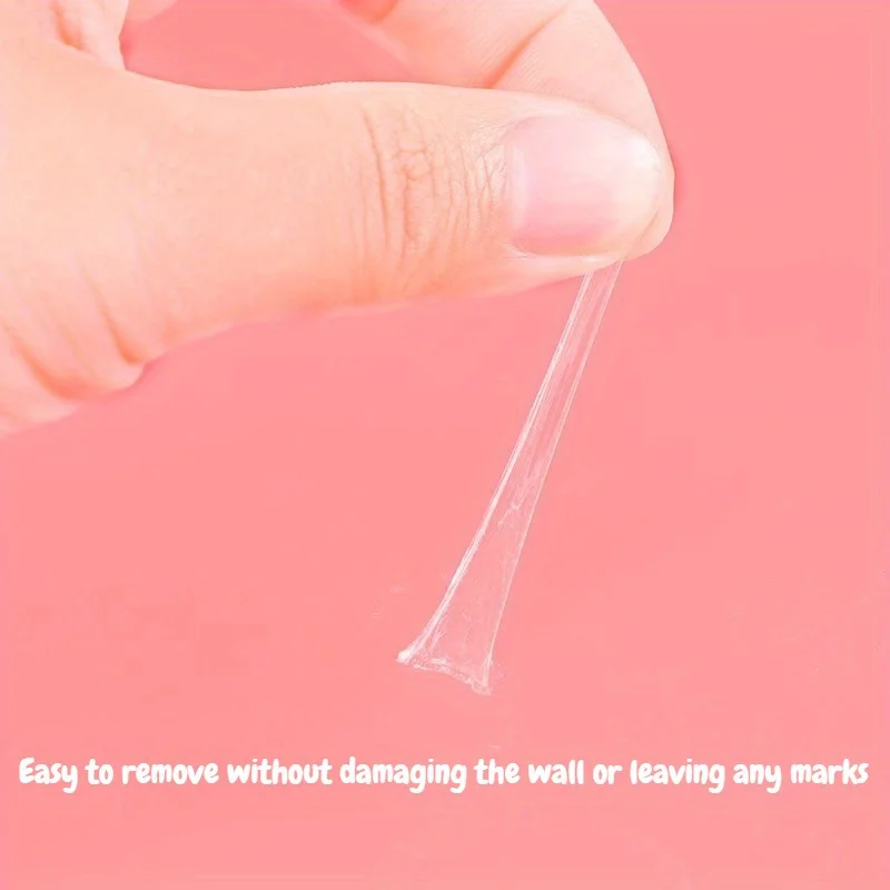 양면 접착 풍선은 벽 접착점에 손상을 주지 않으며 투명한 작은 점 테이프는 접착점을 남기지 않습니다.