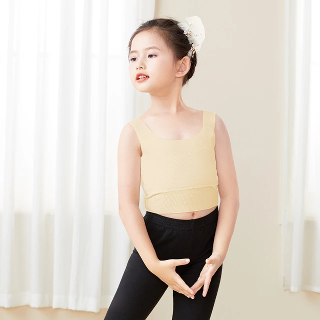 Girl's Ballet Underwear Children Kids Gymnastics Seamless Camisole