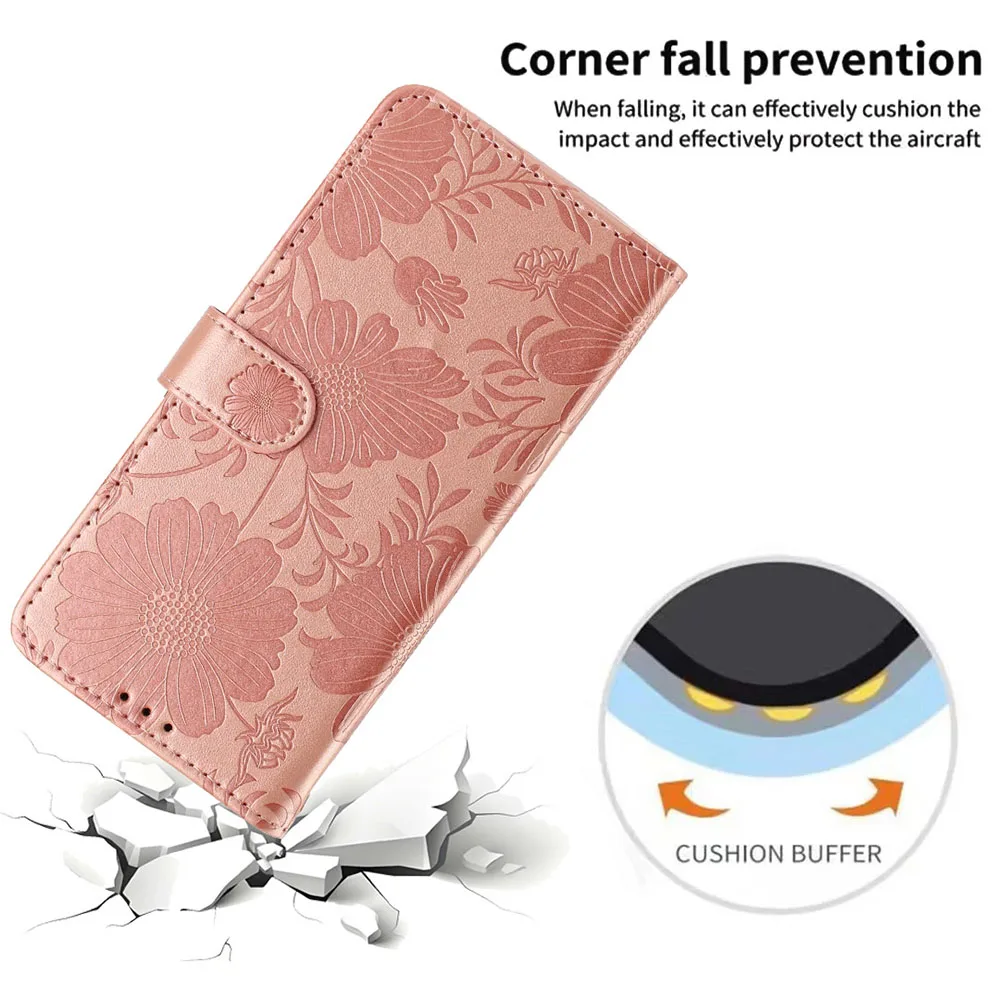 Leather Wallet Card Holder Flip Case - Stylish and Durable Phone Back Cover