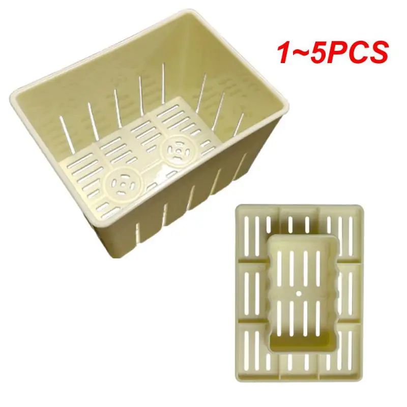 1~5PCS Plastic Tofu Press Mould Homemade Tofu Mold Soybean Curd Making Mold With Cheese Cloth Kitchen Cooking Tool Set tofu mold