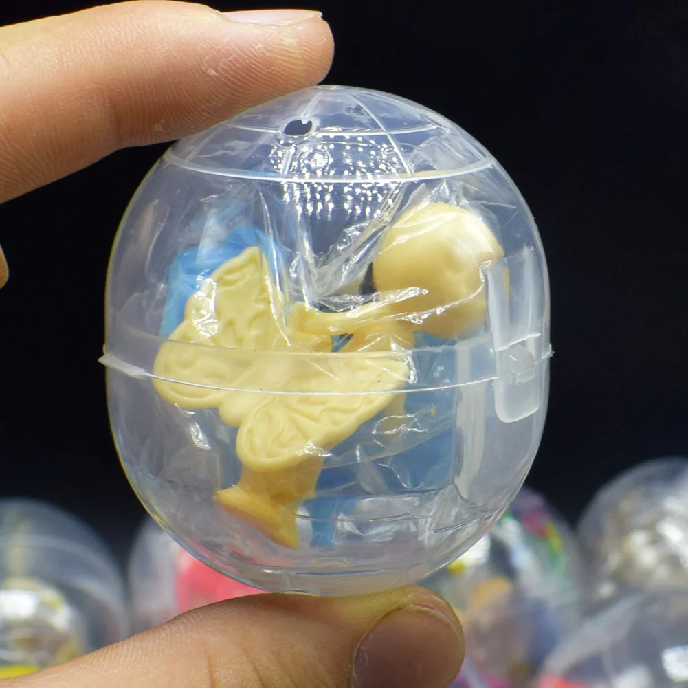 20PCS Gachapon Machine Transparent Gachapon Toys Creative Coin-Operated Gachapon with Random Doll Toys Children's Birthday Gift 4