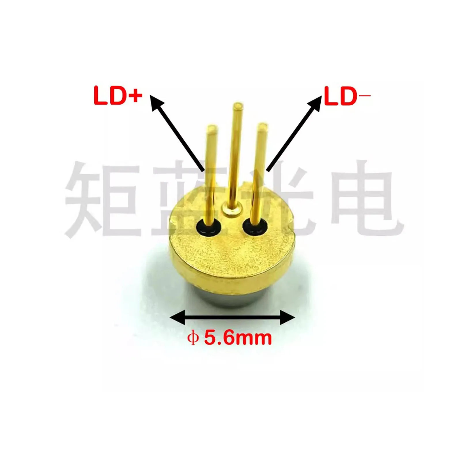 새로운 샤프 5.6mm GH04550A2G 450nm 50mW 단일 모드 청색 레이저 다이오드 3개