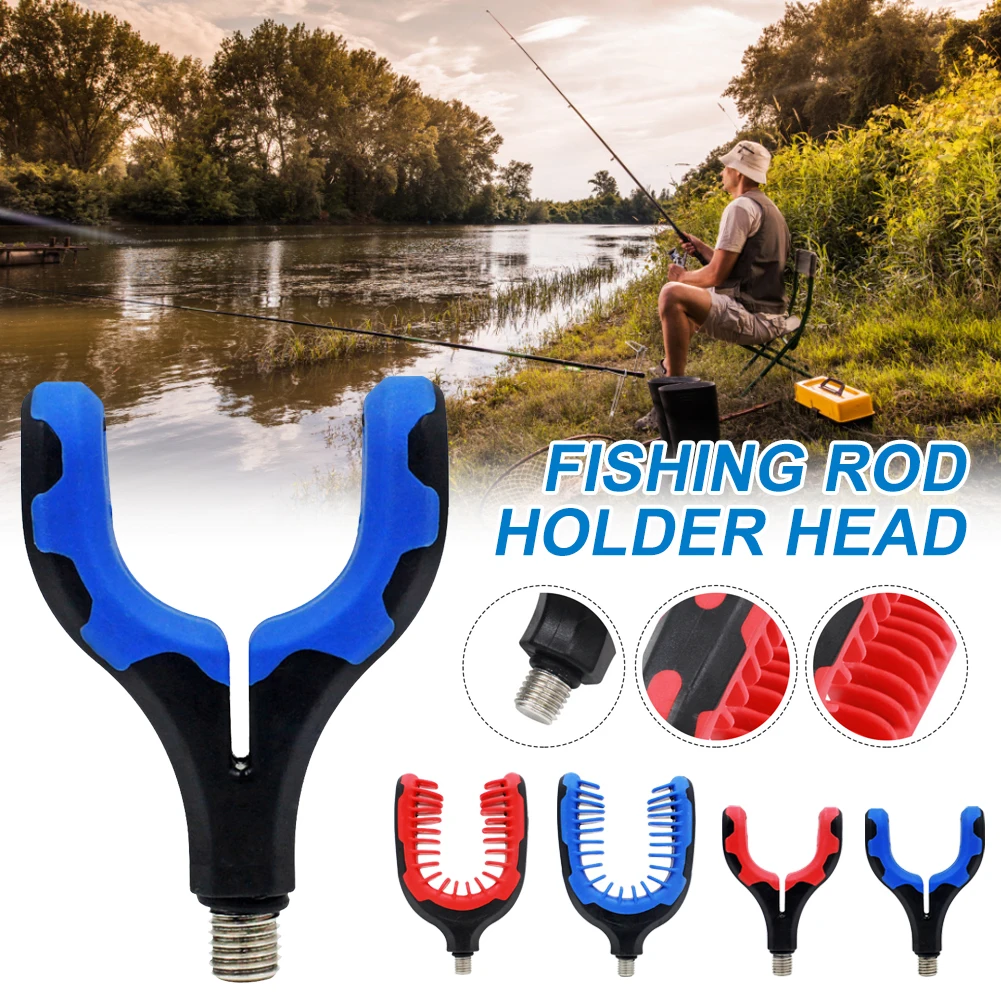 

Carp Fishing Rod Rest U-Head Non-Slip Fishing Rod Grip with 3/8" Thread Fishing Pole Holder Gripper Outdoor Fishing Accessories
