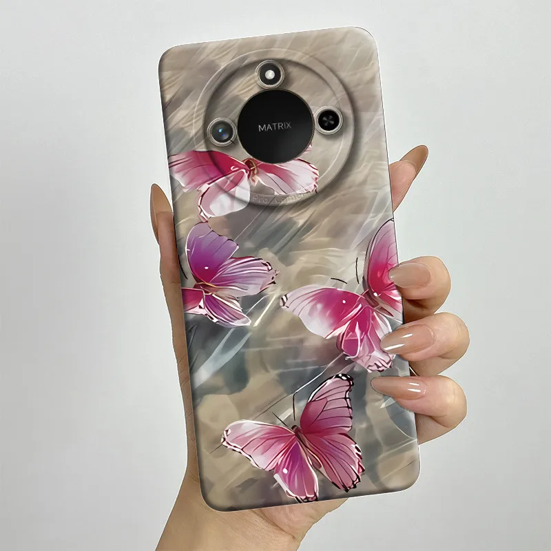 Sweet Painted Silicone Phone Case - Fashion Cartoon Design, Protective & Stylish