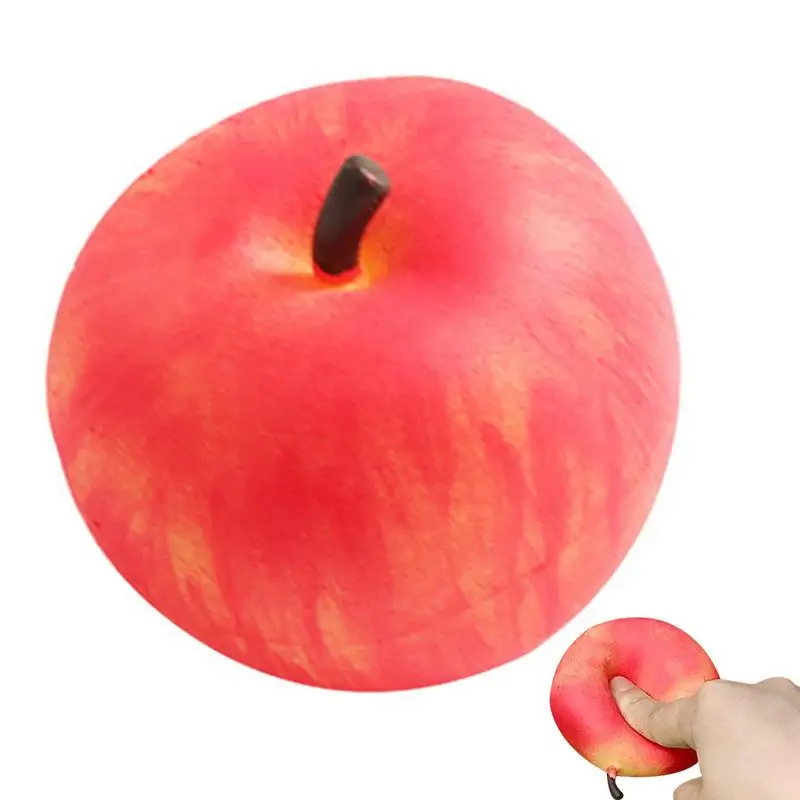 

Squeeze Toy Apples De-compression Toy Soft Slow Rebound Pressure Toy Stress Relief Pinch Toy Fidget Toys Creative Vent Toy