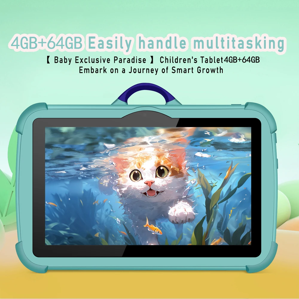 BDF Christmas Children's Learning Machine C8-7 inch 4-core 4GB RAM 64GB ROM Android 13 1280 * 800 resolution Christmas gift 2