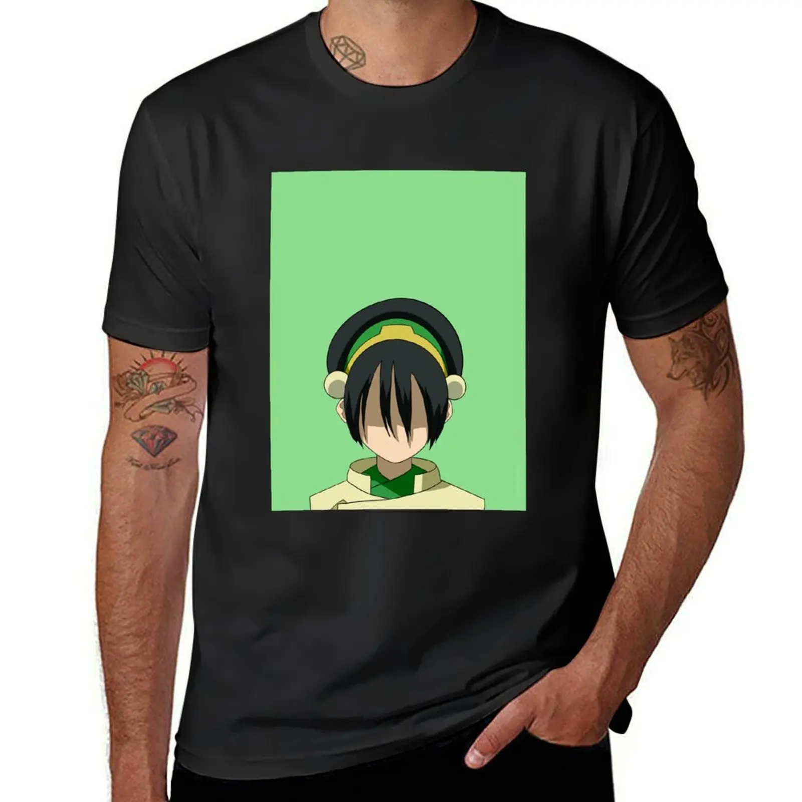 

TOPH Color Block Black Outline T-Shirt tees tops men clothing