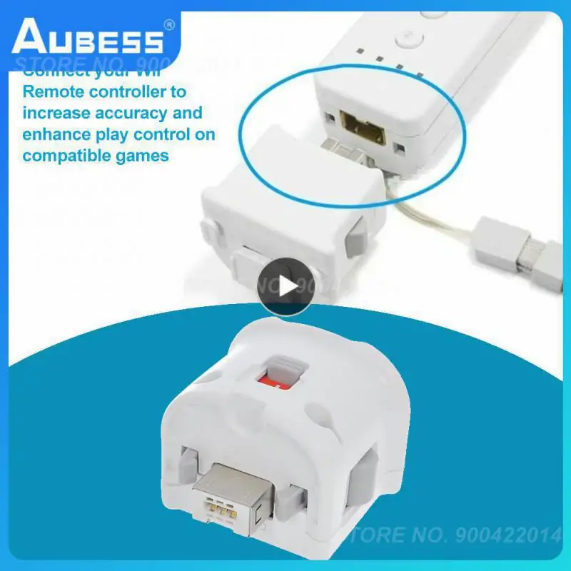 Precision Enhance Handle Accelerator Acceleratore Di Gioco Portatile Telecomando Bianco Per Wii Gamepad Joystick Mini