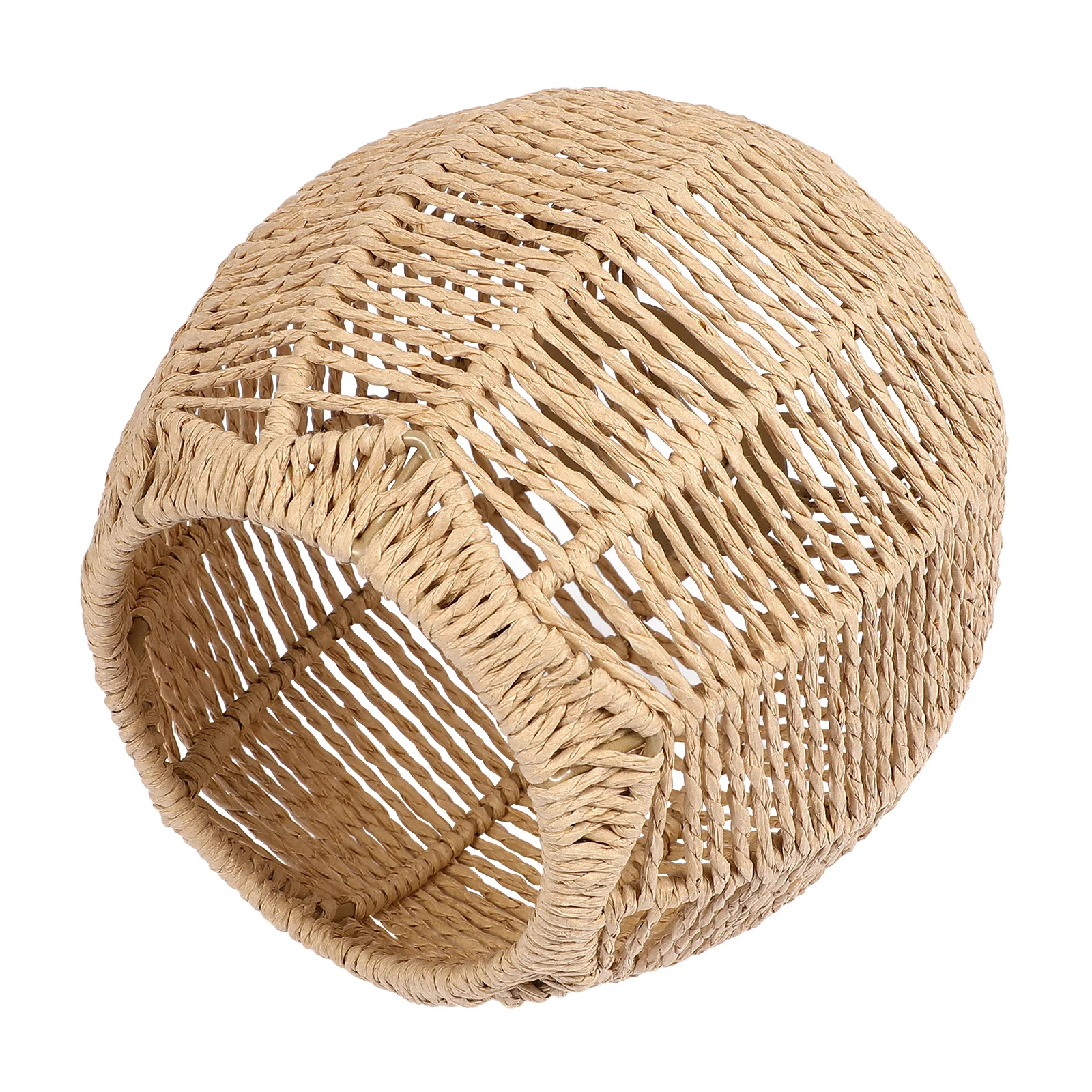 

Chandelier Lamp Shade for Ceiling Imitation Rattan Lampshade Boho Hanging Paper