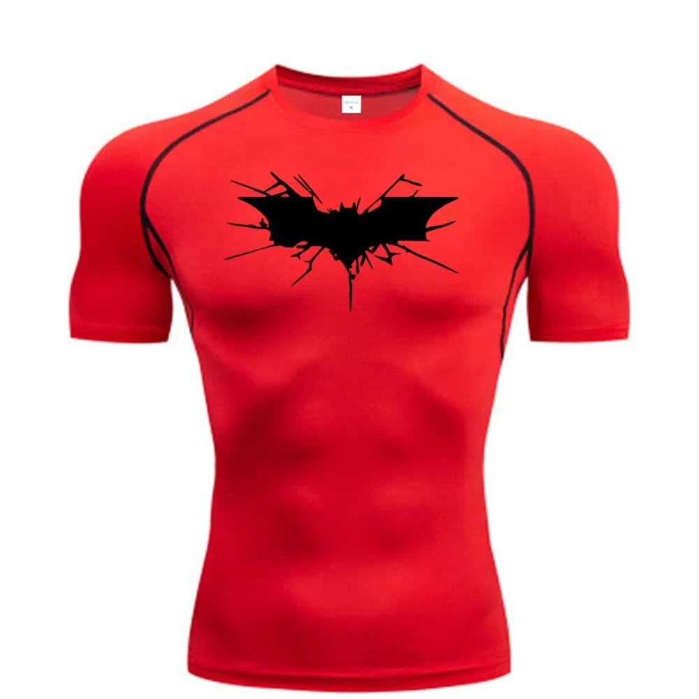 Art Bat compression shirt Men's sprint Step T-shirt Fitness Sport top Quick dry Fitness Sportswear Bodybuilding clothing RL00101 4