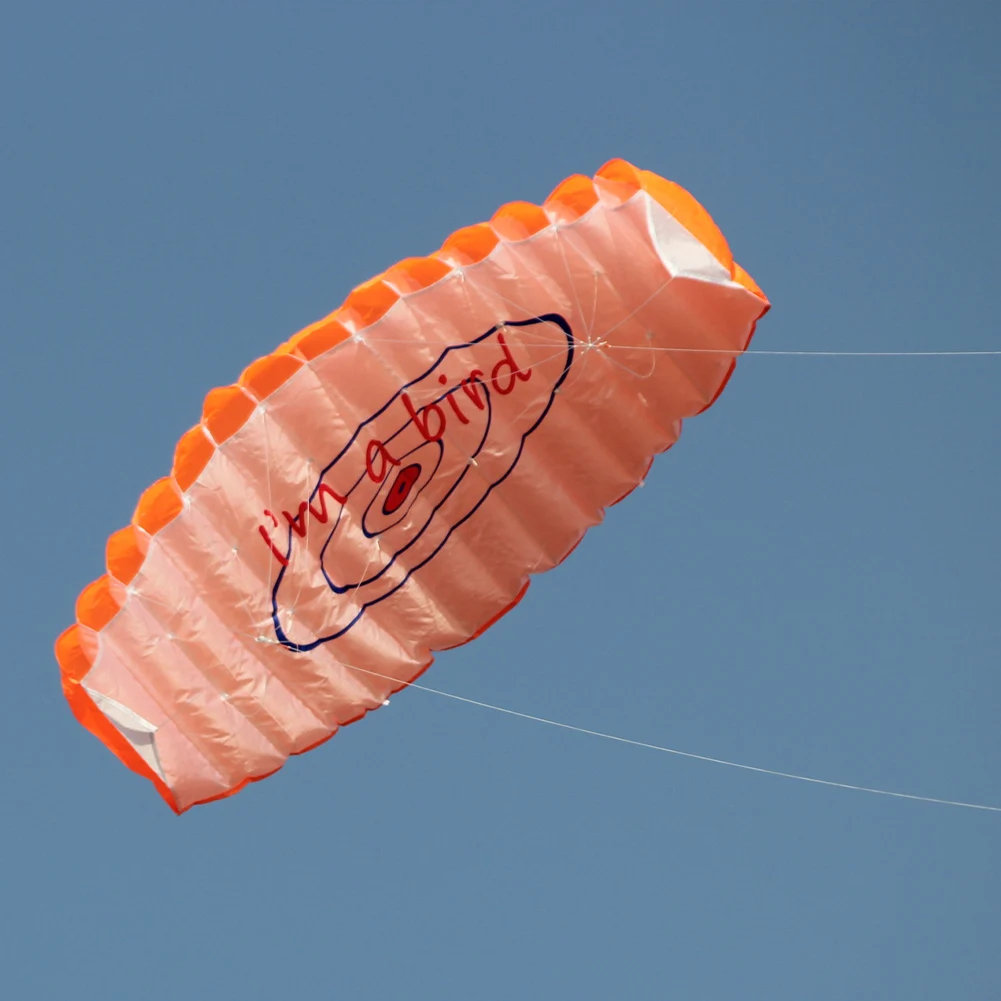 Nylon Dual Line Stunt Parafoil Kite for Beach Outdoor Fun