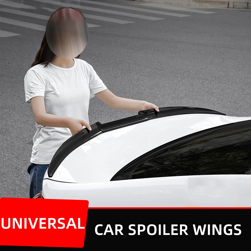 Car Universal Roof Spoiler Tail Spoiler Trunk Wing DIY Refit Spoiler poiler  wing racing trunk spoiler auto spoiler universale - AliExpress