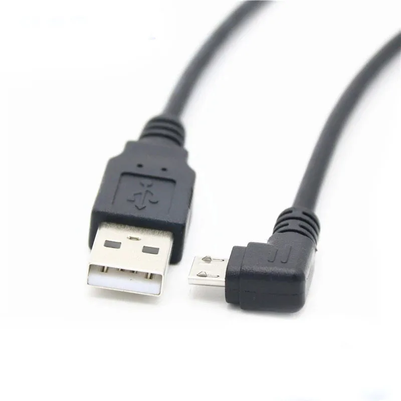 30 Cm Usb 2.0 A Male Naar Links Rechts 90 Graden Hoek Micro Usb Cable Cord Usb Data Kabel Adapter connector Omhoog/Omlaag/Links/Rechts Stijl