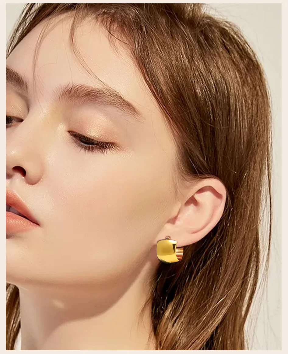 使い道色々！いびつなフープピアス ONDULEES ゴールド ☆「order」twist gold mini hoop pierce p427 – uluu - jewelry