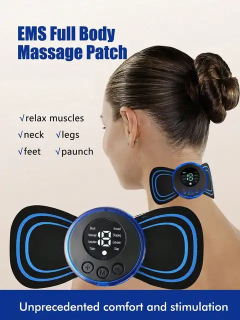 Massage Patch Multi Functional Meridian Massager Pocket Massage Patch With Cervical Pulse Electrotherapy Instrument Patch