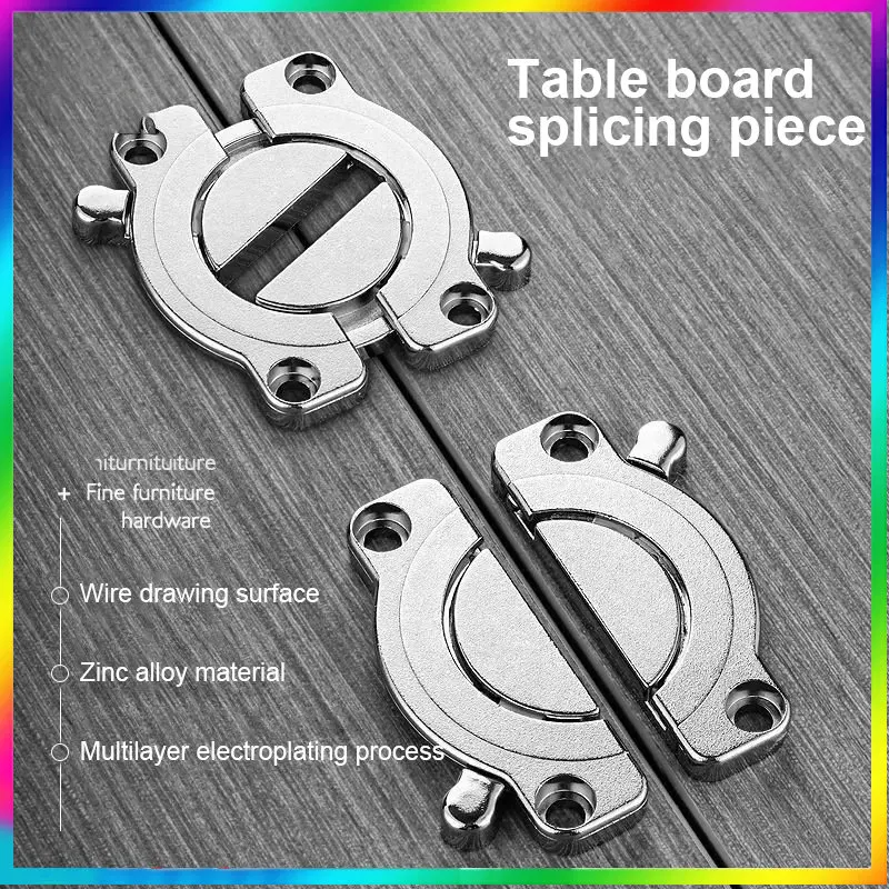 Strong Furniture Hinges Fixing Fitting Abs Table Top Connector Latch
