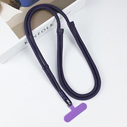 Enhanced 360° Rotating Phone Lanyard with Anti - Drop Clip and Adjustable Crossbody/Neck/Wrist Strap (PURPLE)